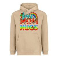 Mushroom Pride LGBTQ Free Mom Hugs Heavyweight Hoodie - BundleAndBundleShop