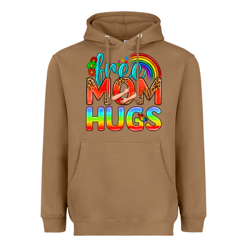 Pride Lgbtq Free Mom Hugs Heavyweight Hoodie by BundleAndBundleShop | Teevron