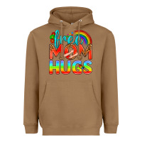 Toasted Coconut Pride LGBTQ Free Mom Hugs Heavyweight Hoodie - BundleAndBundleShop