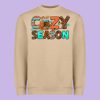Cozy Season Heavyweight Sweatshirt Designed By Adodesignshop