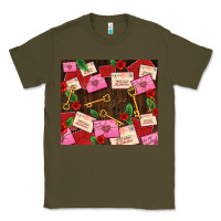 Army Green love letters tumbler Classic Tee - AdoDesignShop