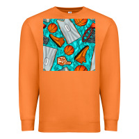 Carrot basketball uniform and hoop seamless pattern Premium Sweatshirt - BundleAndBundleShop