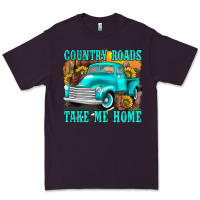 Plum country roads take me home western Premium Tee - texasbilliewilder