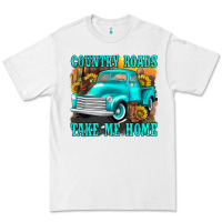 White country roads take me home western Premium Tee - texasbilliewilder