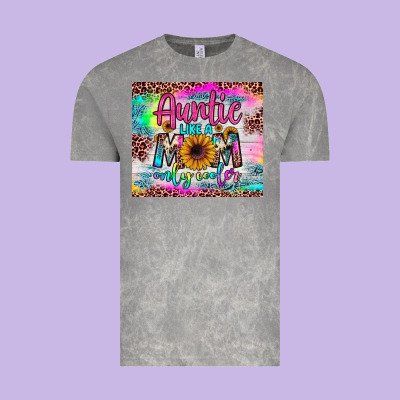 Auntie Like A Mom Vintage Tee Designed By Jahusdesignshop