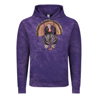Cloud Purple turkey Vintage Hoodie - FaDigitalArtStudio