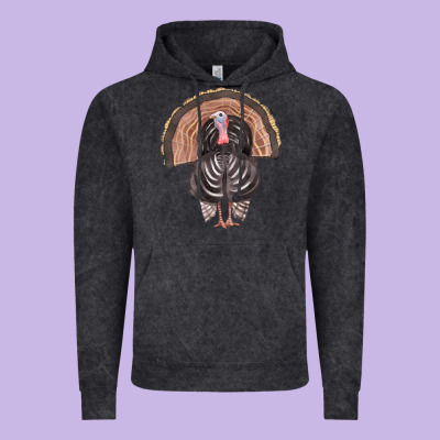 Turkey Vintage Hoodie Designed By Fadigitalartstudio