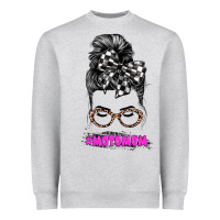 Heather Grey motomom Heavyweight Sweatshirt - JahusDesignShop