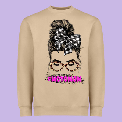 Motomom Heavyweight Sweatshirt Designed By Jahusdesignshop