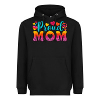Black Proud Mom Lesbian Heavyweight Hoodie - BundleAndBundleShop