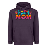 Plum Proud Mom Lesbian Heavyweight Hoodie - BundleAndBundleShop