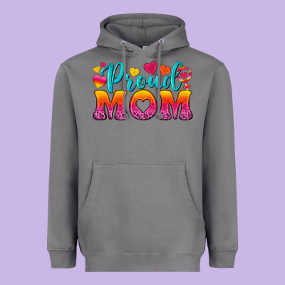 Proud Mom Lesbian Heavyweight Hoodie Designed By Bundleandbundleshop
