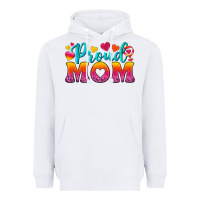 White Proud Mom Lesbian Heavyweight Hoodie - BundleAndBundleShop