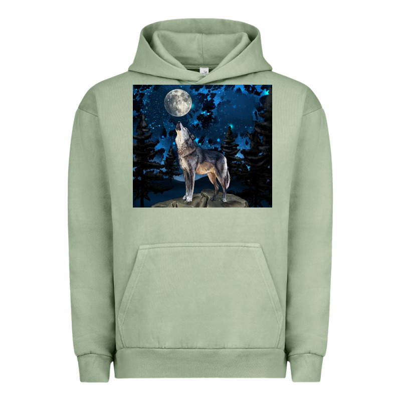 Wolf Howling At The Moon Urban Hoodie by TumblerDesignByShophia | Teevron