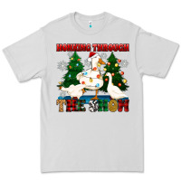 Dove Grey honking through the snow Premium Tee - Zillion Design Studio