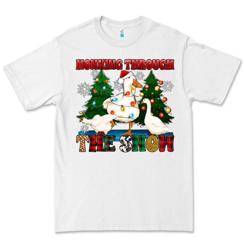 Honking Through The Snow Premium Tee by Zillion Design Studio | Teevron