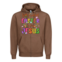 Chestnut silly rabbit easter is for jesus Zipper Hoodie - MaliasSmallBusiness