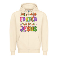 Sandshell silly rabbit easter is for jesus Zipper Hoodie - MaliasSmallBusiness