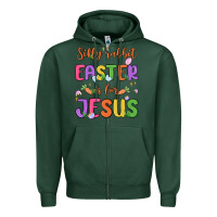 Sports Green silly rabbit easter is for jesus Zipper Hoodie - MaliasSmallBusiness