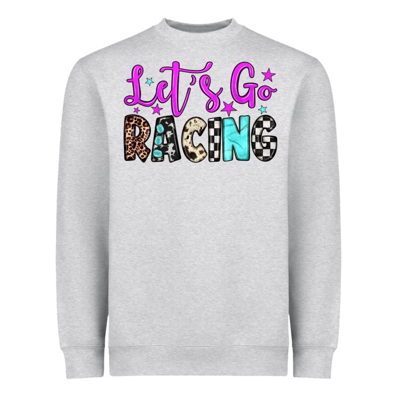 Let's Go Racing Heavyweight Sweatshirt by JahusDesignShop | Teevron