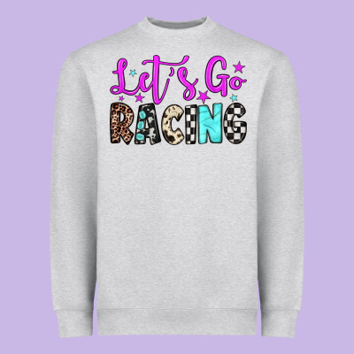 Let's Go Racing Heavyweight Sweatshirt Designed By Jahusdesignshop
