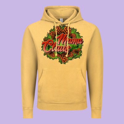 Mama Claus Cone Vintage Hoodie Designed By Jahusdesignshop