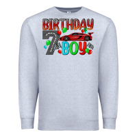 Heather Grey birthday boy Premium Sweatshirt - BundleAndBundleShop