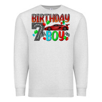 Oatmeal Heather birthday boy Premium Sweatshirt - BundleAndBundleShop