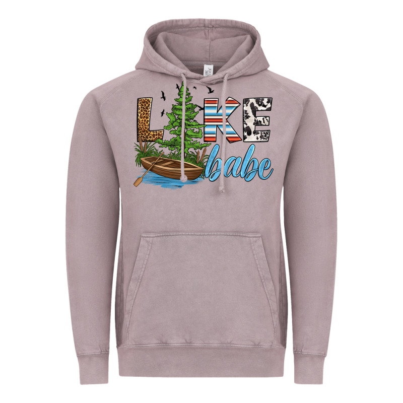 Lake Babe Vintage Hoodie by HRA Design Shop | Teevron