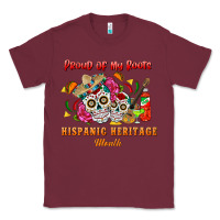 Burgundy proud of my roots Classic Tee - BundleAndBundleShop