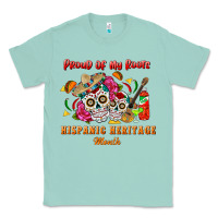 Seafoam proud of my roots Classic Tee - BundleAndBundleShop