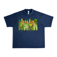 Navy lucky mama Urban Heavy Tee - Artiststas