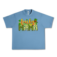 Pebble Blue lucky mama Urban Heavy Tee - Artiststas
