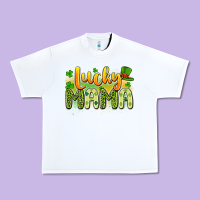 Lucky Mama Urban Heavy Tee Designed By Artiststas