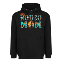 Black Western Rodeo Mom Heavyweight Hoodie - BundleAndBundleShop