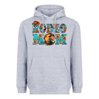 Heather Grey Western Rodeo Mom Heavyweight Hoodie - BundleAndBundleShop