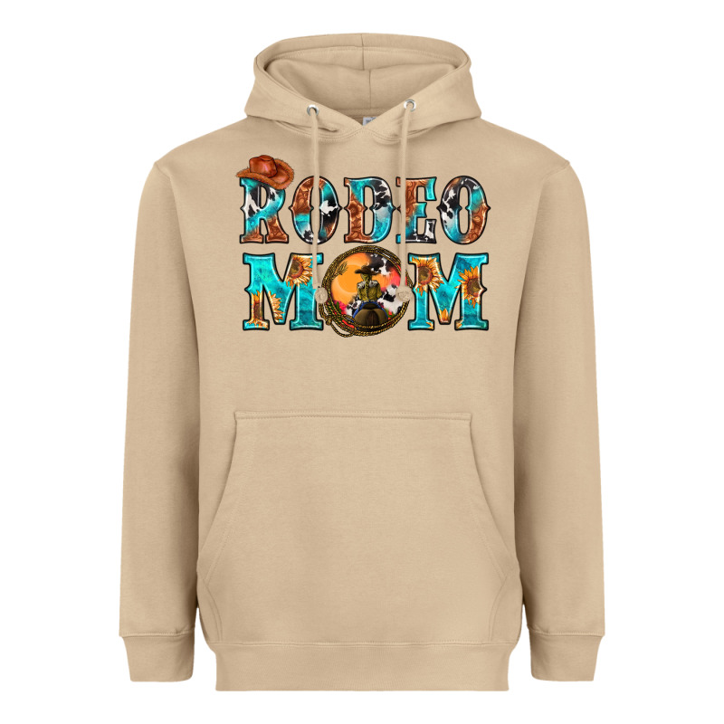 Western Rodeo Mom Heavyweight Hoodie by BundleAndBundleShop | Teevron