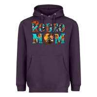 Plum Western Rodeo Mom Heavyweight Hoodie - BundleAndBundleShop