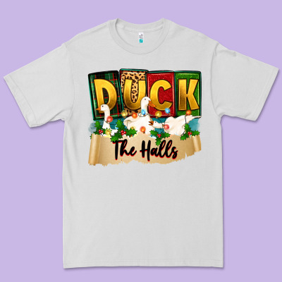 Premium Tee christmas duck the halls