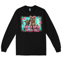 Black mama bear sees all Long Sleeve Tee - Artiststas