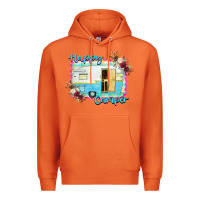 Carrot Happy Camper With Flowers Premium Hoodie - Bettercallsaul