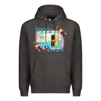 Smoke Happy Camper With Flowers Premium Hoodie - Bettercallsaul