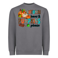 Storm autumn leaves pumpkin please Heavyweight Sweatshirt - AdoDesignShop
