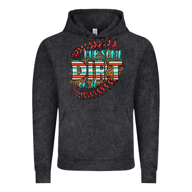 Rub Some Dirt On It Softball Vintage Hoodie by HRA Design Shop | Teevron