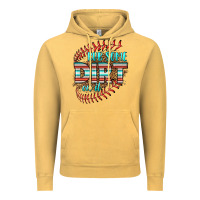 Vintage Mustard rub some dirt on it softball Vintage Hoodie - HRA Design Shop