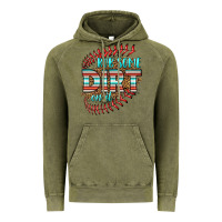 Vintage Olive rub some dirt on it softball Vintage Hoodie - HRA Design Shop