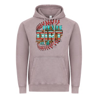 Vintage Zinc rub some dirt on it softball Vintage Hoodie - HRA Design Shop