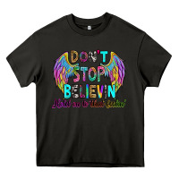 Asphalt don't stop believin' hold on to that feelin' Heavy Core Tee - RanaPortraitStore