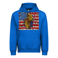 Cobalt jesus christ with american flag Urban Hoodie - TumblerDesignByShophia
