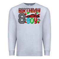 Heather Grey birthday boy Premium Sweatshirt - BundleAndBundleShop
